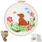 Dog Embroidery Kits for Beginners with Floral Pattern,Cross Stitch Kit for Adults DIY Needlepoint with Embroidery Instructions